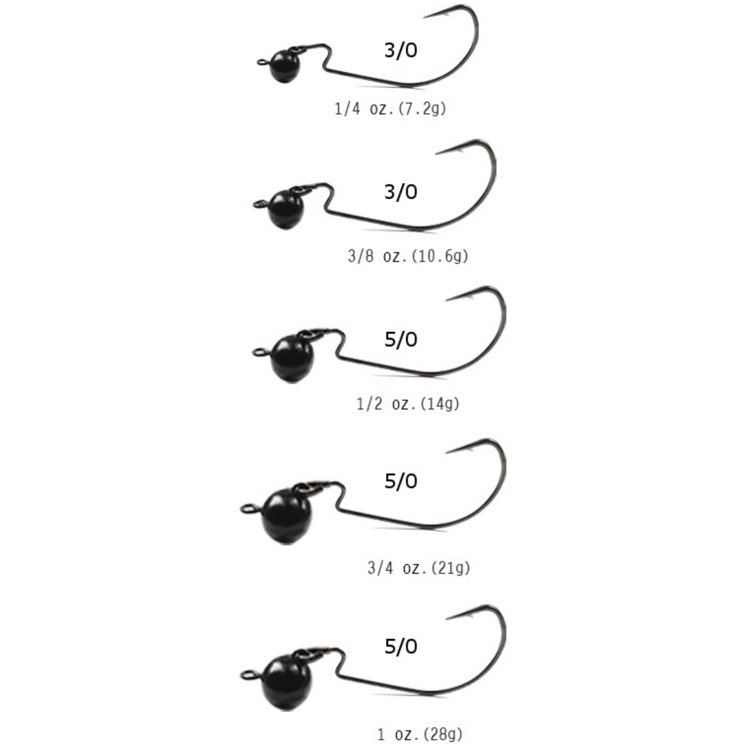 Reaction Tackle Tungsten Football/Swing Jig Heads- 3-Pack - Reaction Tackle
