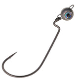 Reaction Tackle Free Swing Jig Head with Realistic Eye 5-Pack - Ideal for Ned Rig and Texas Rig - 97% Tungsten - Reaction Tackle