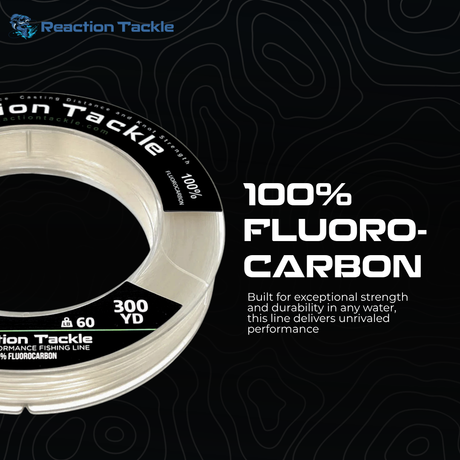 Reaction Tackle 100% Pure Fluorocarbon Fishing Line