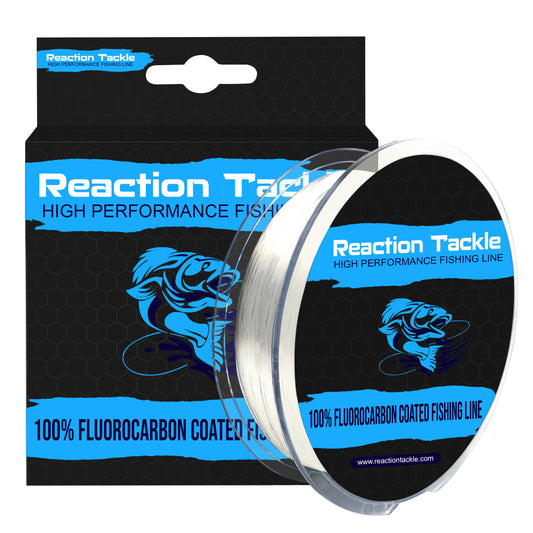 Reaction Tackle 100% fluorocarbono puro/transparente/60 libras 125