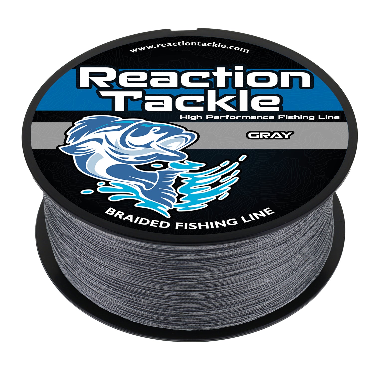 120 lb braided fishing line Reaction Tackle Braided Fishing Line - Gray