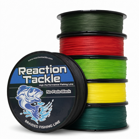 Reaction Tackle NEVER FADE Braided Line — 6 Colors