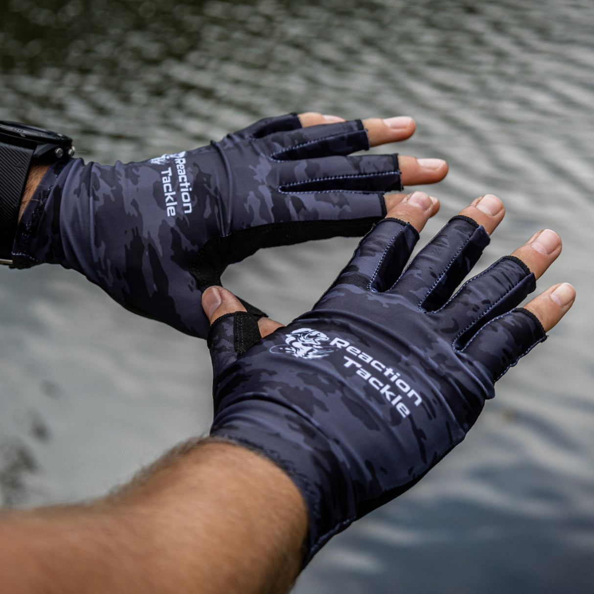 Reaction Tackle UV Fishing Gloves UPF 50+ - Reaction Tackle