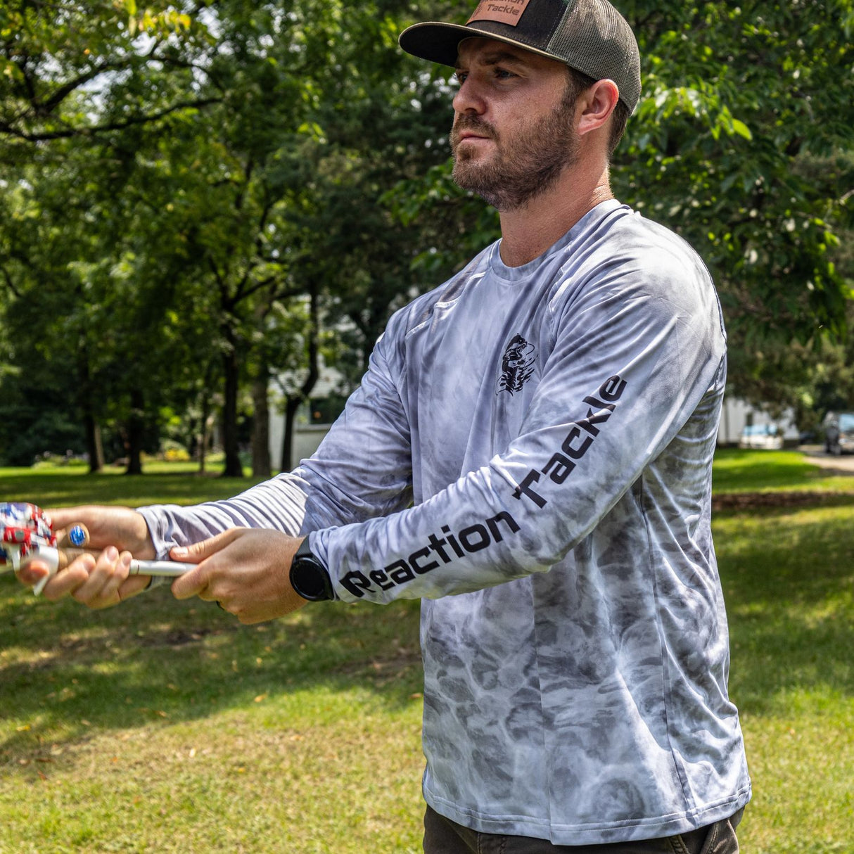 Reaction Tackle SPF UPF 50+ Long Sleeve Fishing Shirt - Reaction Tackle