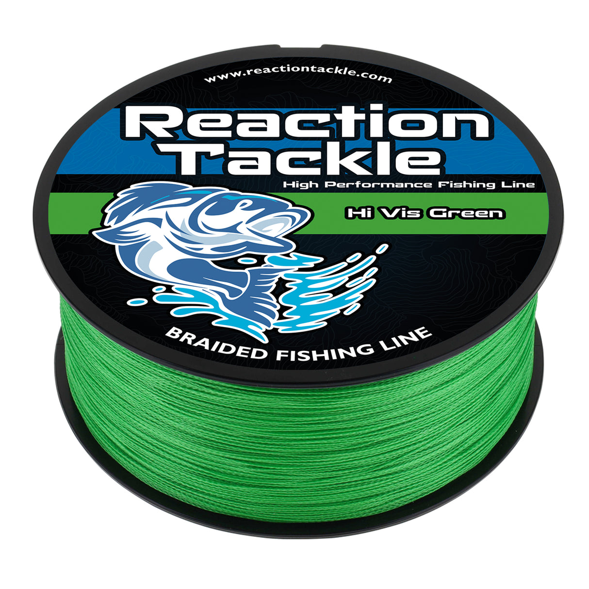 Reaction Tackle Braided Fishing Line - Hi-Vis Green - Reaction Tackle