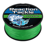 Reaction Tackle Braided Fishing Line - Hi-Vis Green - Reaction Tackle