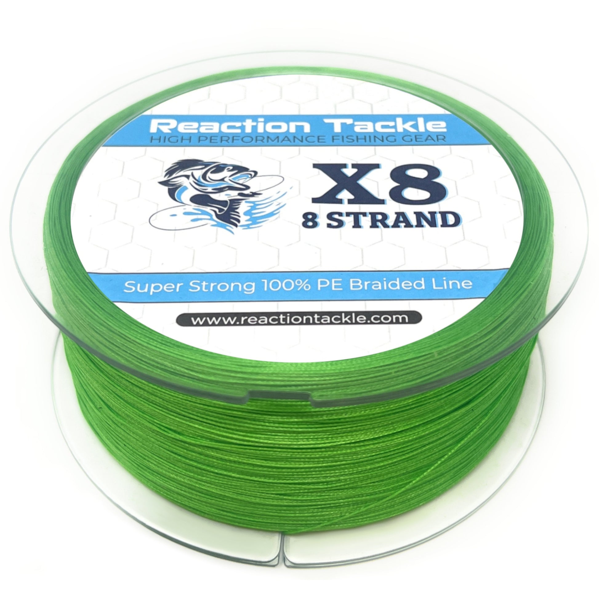 Reaction Tackle Braided Fishing Line- Blue Camo