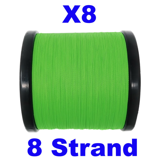 Reaction Tackle Braided Fishing Line - 8 Strand Moss Green 40LB