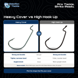 Reaction Tackle Offset EWG Worm Hooks (25-Pack)
