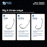 Reaction Tackle Offset EWG Worm Hooks (25-Pack)