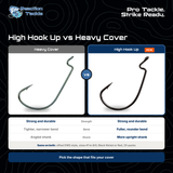 Reaction Tackle Offset EWG Worm Hooks (25-Pack)