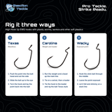 Reaction Tackle Offset EWG Worm Hooks (25-Pack)