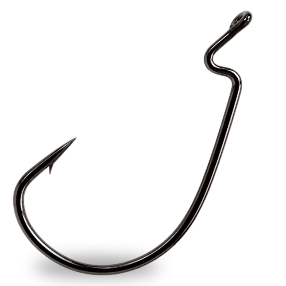 Reaction Tackle Offset EWG Worm Hooks (25-Pack)