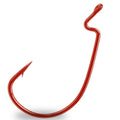 Reaction Tackle Offset EWG Worm Hooks (25-Pack)