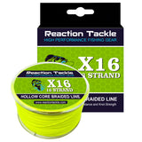 Reaction Tackle Hollow Core - 16 Strand Braided Fishing Line - Reaction Tackle