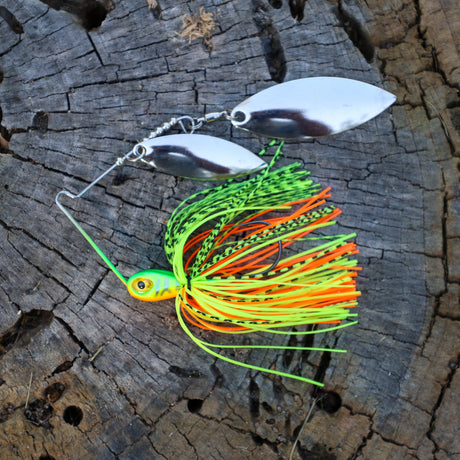 Reaction Tackle Spinnerbaits – 3-Pack, Double Willow, Ideal for Bass, Pike, and More! - Reaction Tackle