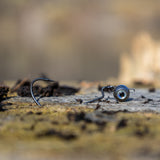 Reaction Tackle Free Swing Jig Head with Realistic Eye 5-Pack - Ideal for Ned Rig and Texas Rig - 97% Tungsten - Reaction Tackle