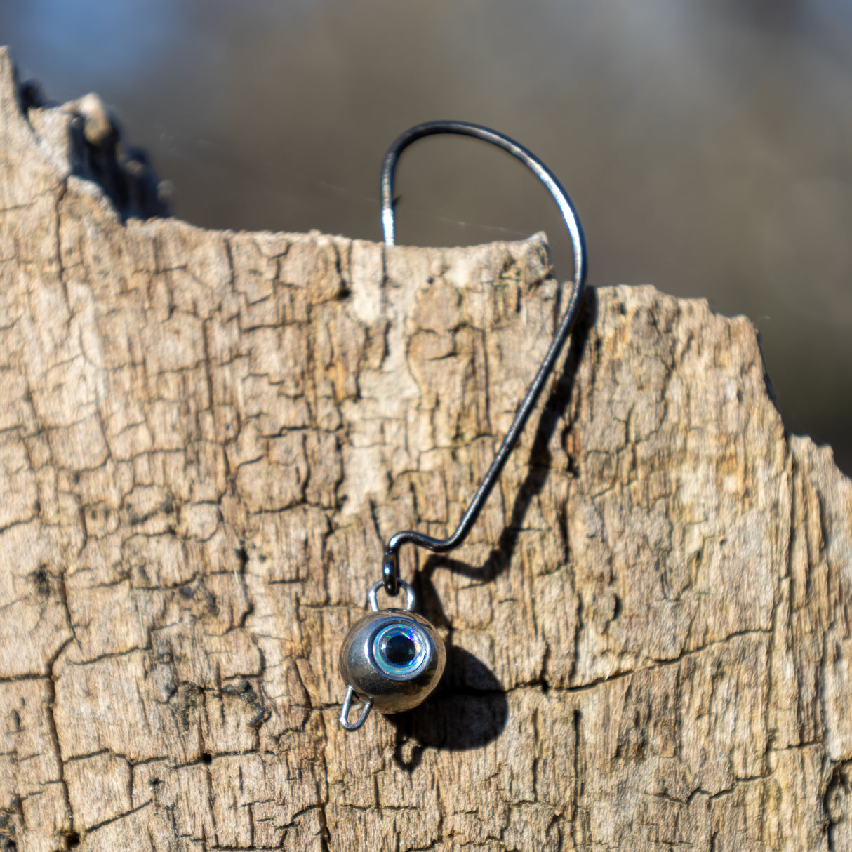 Reaction Tackle Free Swing Jig Head with Realistic Eye 5-Pack - Ideal for Ned Rig and Texas Rig - 97% Tungsten - Reaction Tackle