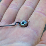 Reaction Tackle Free Swing Jig Head with Realistic Eye 5-Pack - Ideal for Ned Rig and Texas Rig - 97% Tungsten - Reaction Tackle