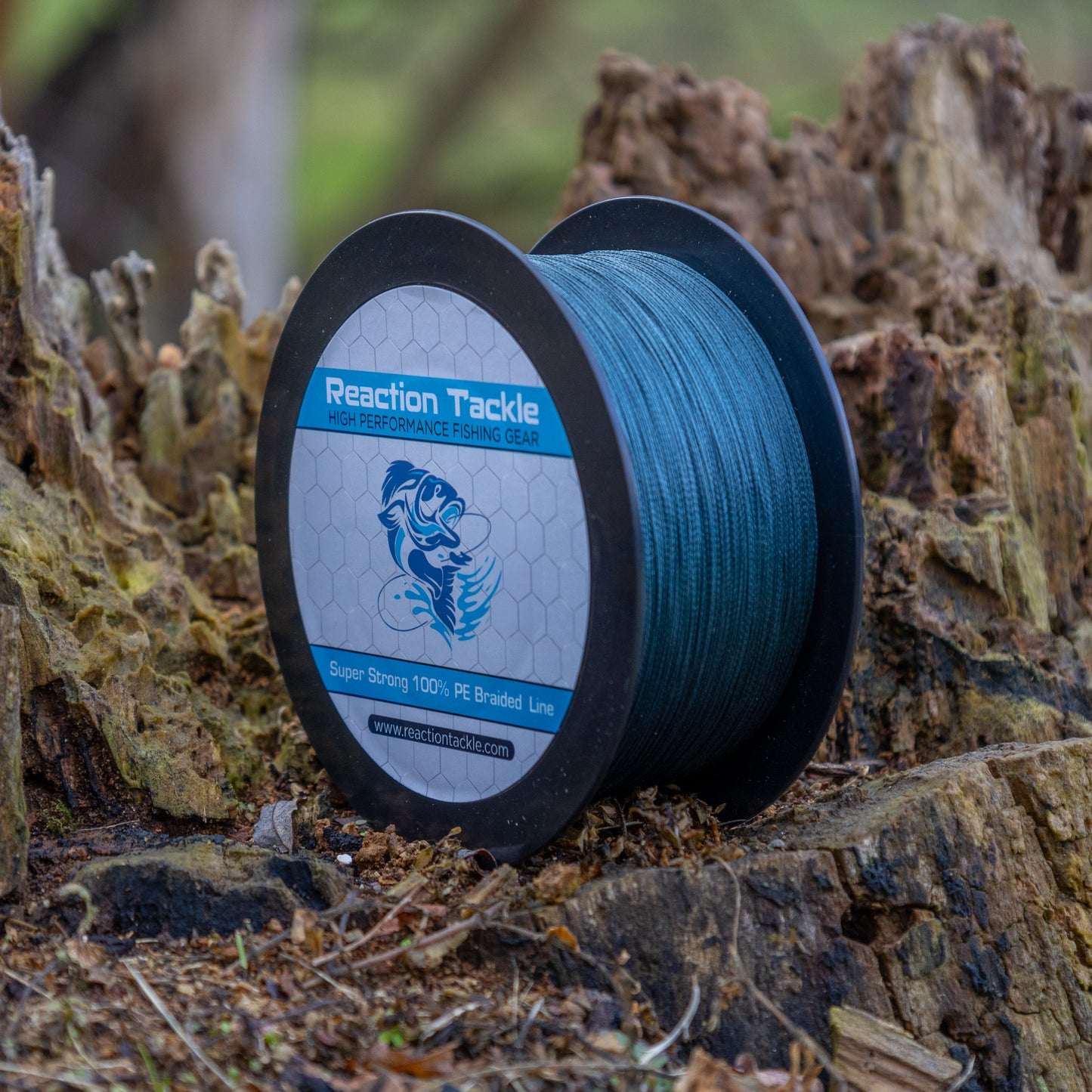 Reaction Tackle Braided Fishing Line - Low-Vis Gray - Reaction Tackle