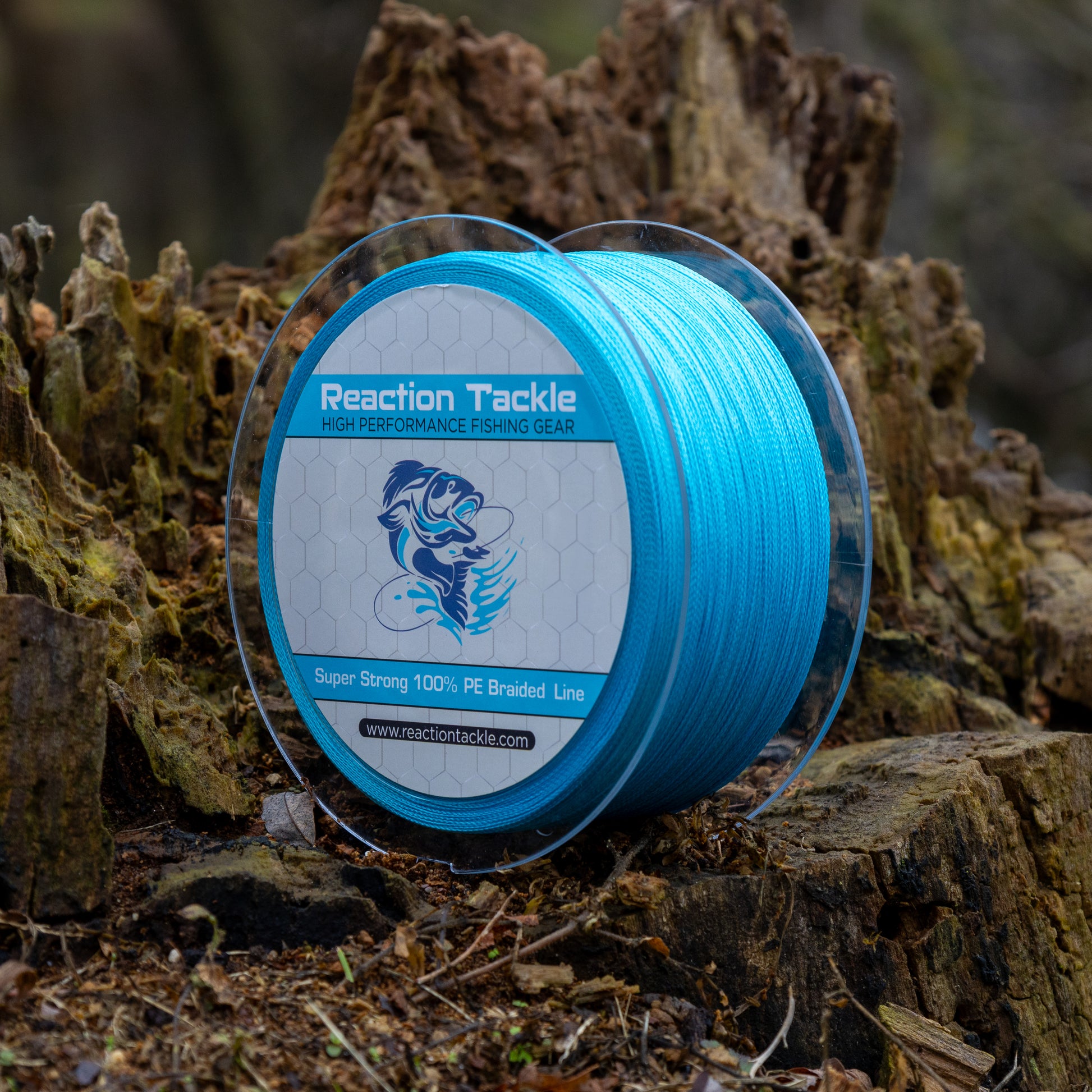 Reaction Tackle Braided Fishing Line - Sea Blue - Reaction Tackle