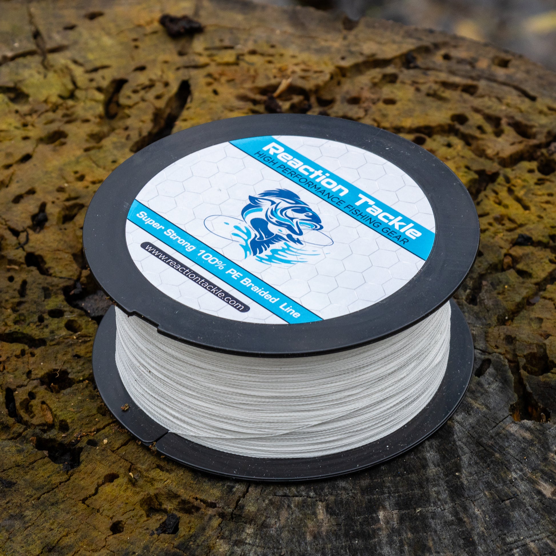 Reaction Tackle Braided Fishing Line - White - Reaction Tackle