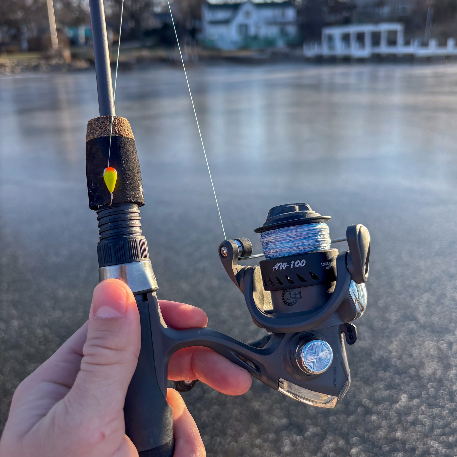 braided line for ice fishing Reaction Tackle Braided Fishing Line X8 8-Strand