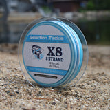 Reaction Tackle X8 Braided Fishing Line - Blue Camo 8 Strand - Reaction Tackle