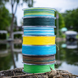 Reaction Tackle X8 Braided Fishing Line- Aqua Camo 8 Strand - Reaction Tackle
