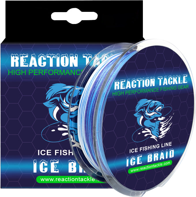 Reaction Tackle Ice Fishing Braided line - 8 Strand - Reaction Tackle