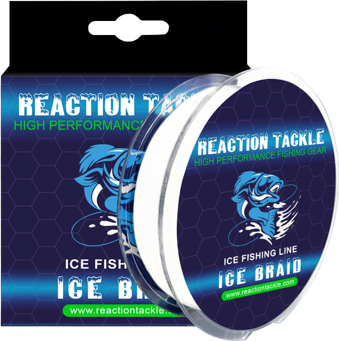Reaction Tackle Ice Fishing Braided line - 8 Strand - Reaction Tackle