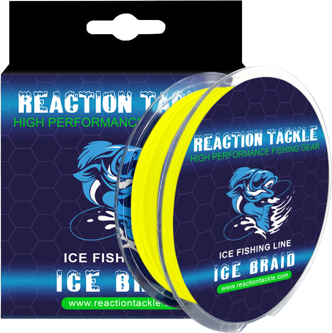 Reaction Tackle Ice Fishing Braided line - 8 Strand - Reaction Tackle