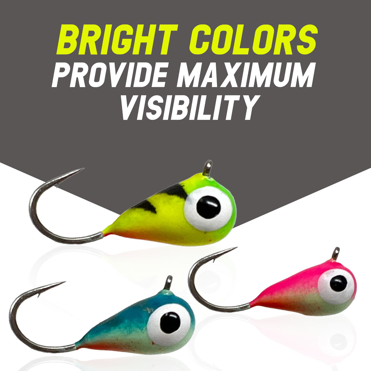 Reaction Tackle Ice Fishing Jigs-NEW sizes available! - Reaction Tackle