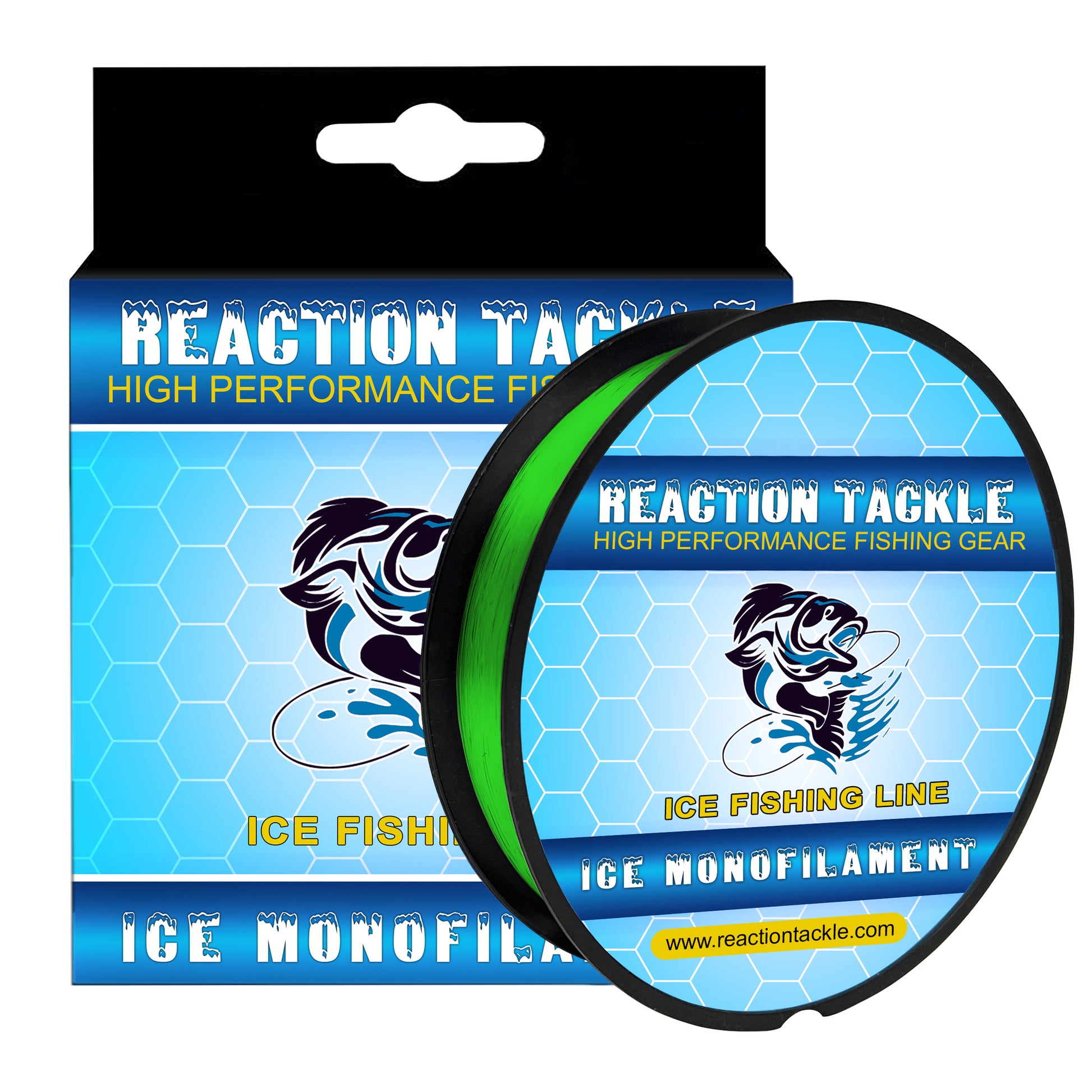 Reaction Tackle Braided Fishing Line- Blue Camo