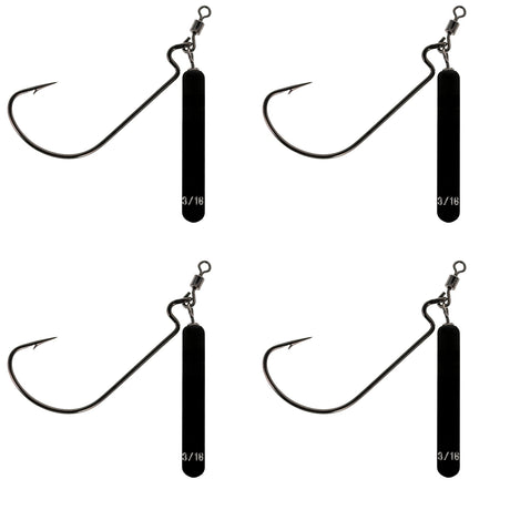 Reaction Tackle Tungsten Jika Rigs- 4PK - Reaction Tackle