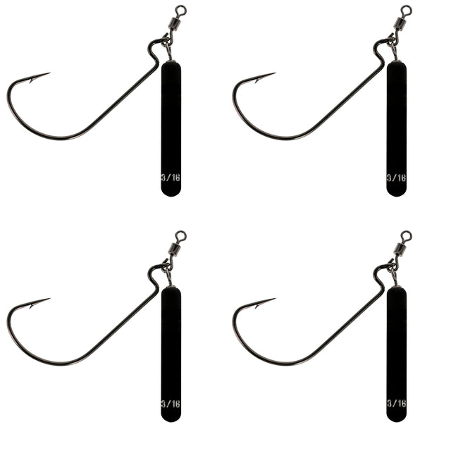 Reaction Tackle Tungsten Jika Rigs- 4PK - Reaction Tackle
