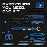 Reaction Tackle 7-Piece Fishing Tool Kits, Saltwater & Freshwater Gear - NEW