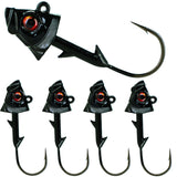 Reaction Tackle Lead Fish Head Jigs - 5-PACK - Reaction Tackle