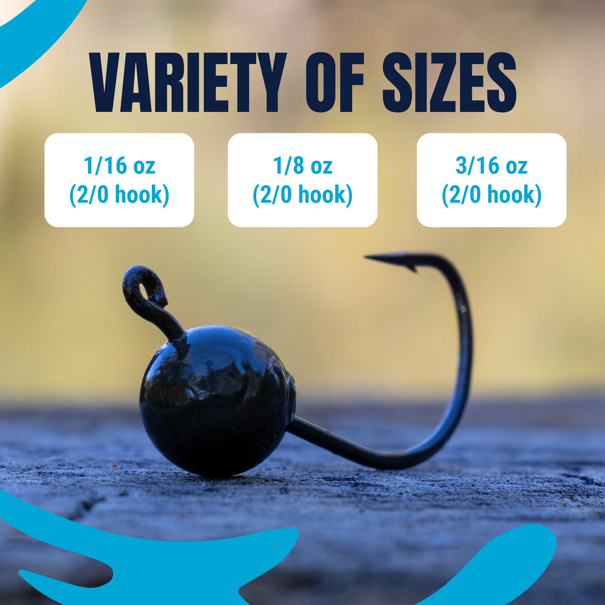 Reaction Tackle Lead Wacky Jigs- 10-PACK- Ultra Sharp - New - Reaction Tackle