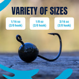 Reaction Tackle Lead Wacky Jigs- 10-PACK- Ultra Sharp - New - Reaction Tackle