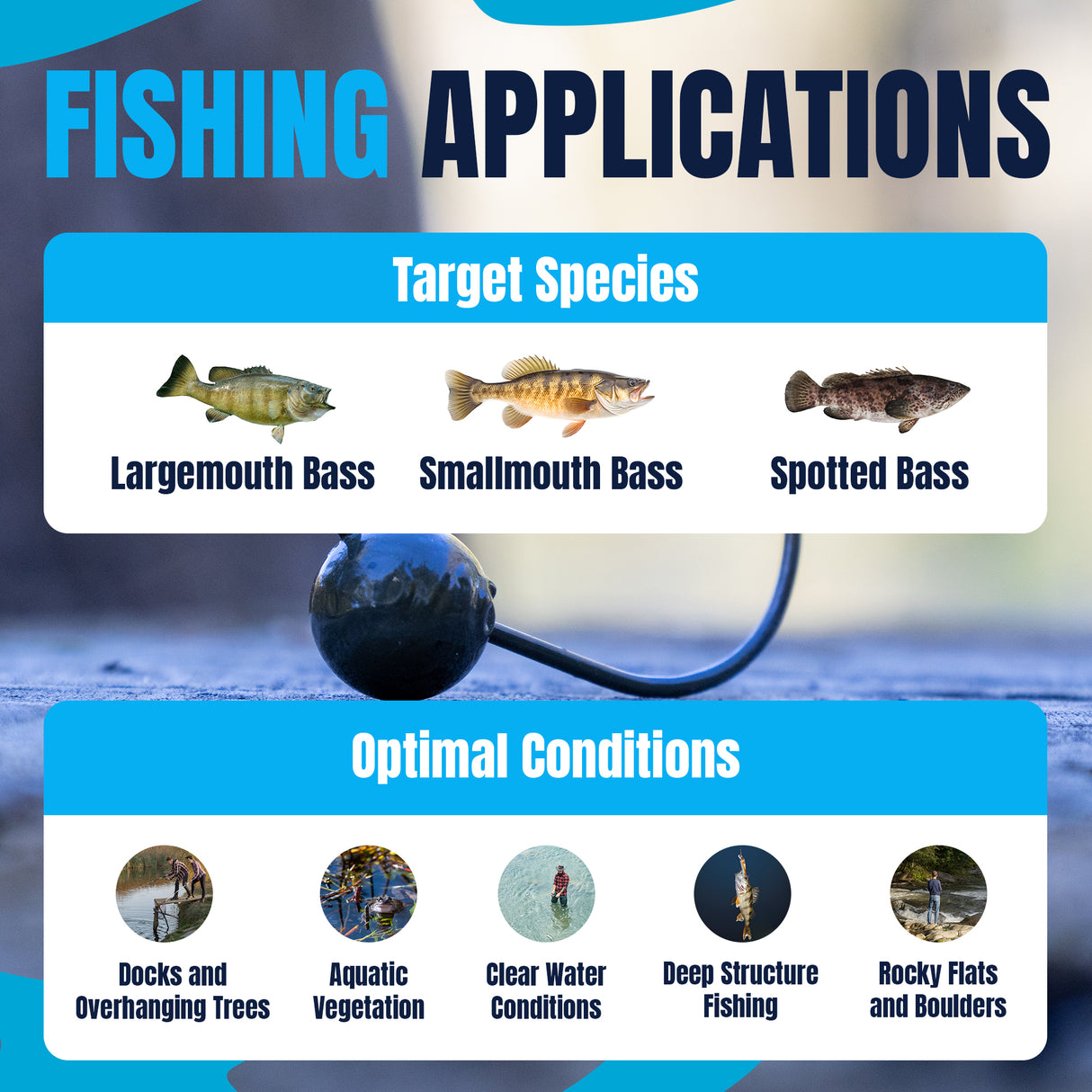 Reaction Tackle Lead Wacky Jigs- 10-PACK- Ultra Sharp - New - Reaction Tackle