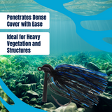 Reaction Tackle Lead Flipping Jigs- 3-PACK - New - Reaction Tackle