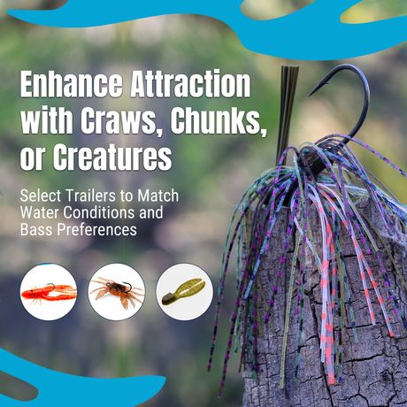 Reaction Tackle Lead Flipping Jigs- 3-PACK - New - Reaction Tackle