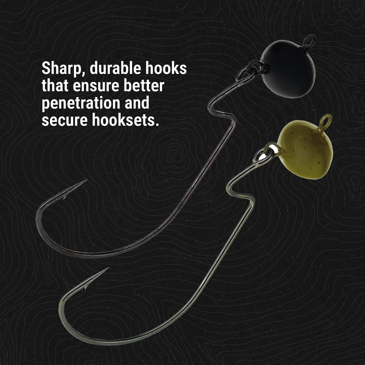 Reaction Tackle Lead Swing Football Jigs - 5-PACK