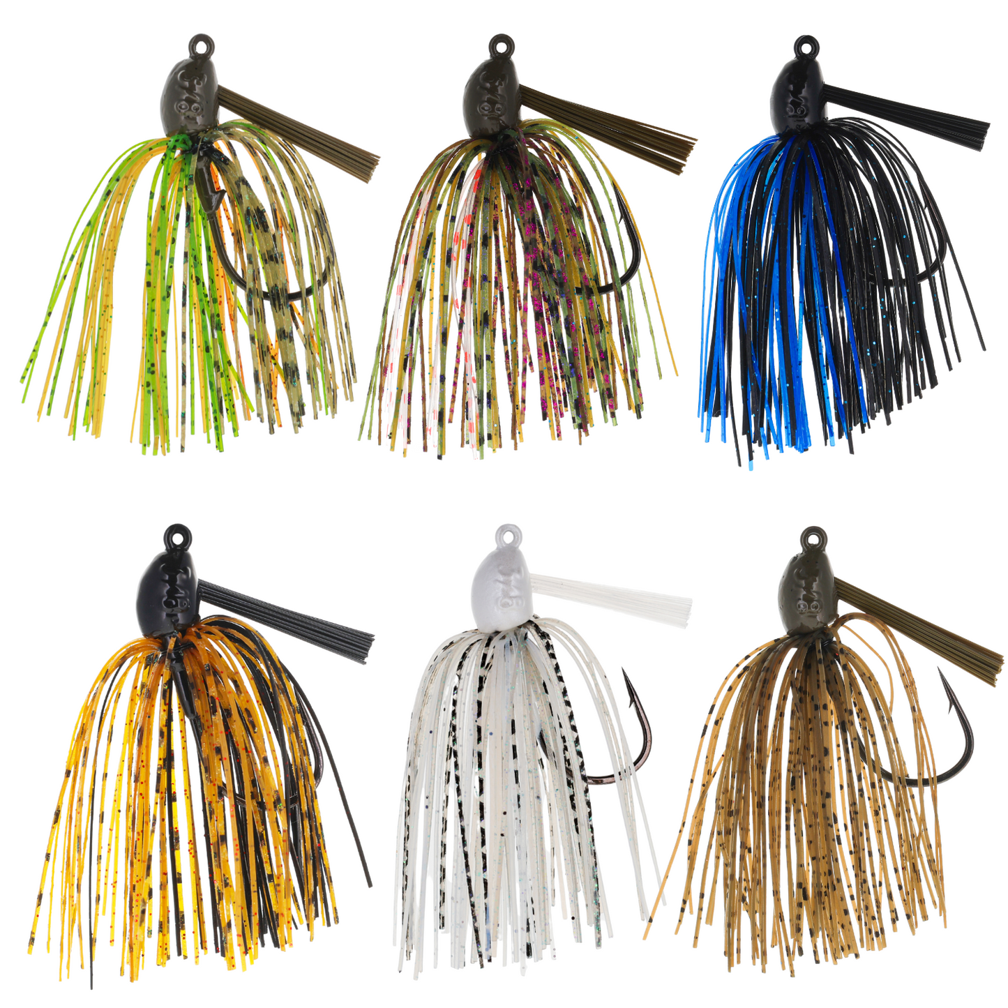 Reaction Tackle Swim Jigs – Premium Weedless Bass Fishing Lures- 3 Pack - Reaction Tackle