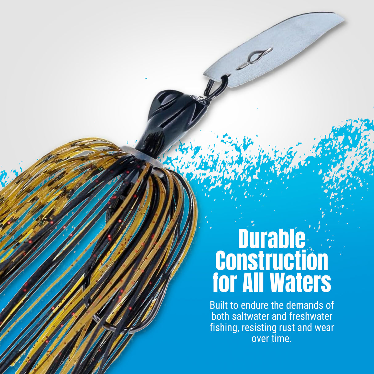 Reaction Tackle Lead Breaker Jigs- 3-Pack; Durable Fishing Jigs for Freshwater & Saltwater - New - Reaction Tackle