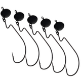 Reaction Tackle Lead Swing Football Jigs - 5-PACK - image 1