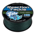 Reaction Tackle X8 Braided Fishing Line - Moss Green 8 Strand - Reaction Tackle