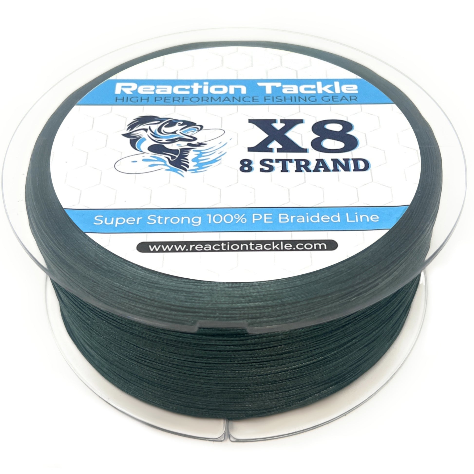 Reaction Tackle Braided Fishing Line - 8 Strand Blue Camo 120LB 500yd, Braided  Line -  Canada