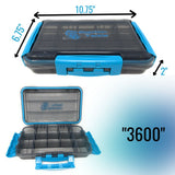 Reaction Tackle Waterproof Tackle Trays - 100% Secure with 3 Clips - Reaction Tackle